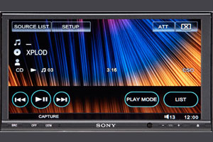 Nέο σύστημα ψυχαγωγίας αυτοκινήτου της Sony