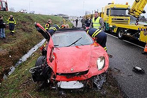 Ατύχημα με Ferrari F430