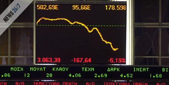 Πτωτικές τάσεις στο χρηματιστήριο