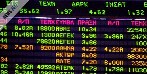 Με μεγάλη πτώση και πάλι το Χρηματιστήριο