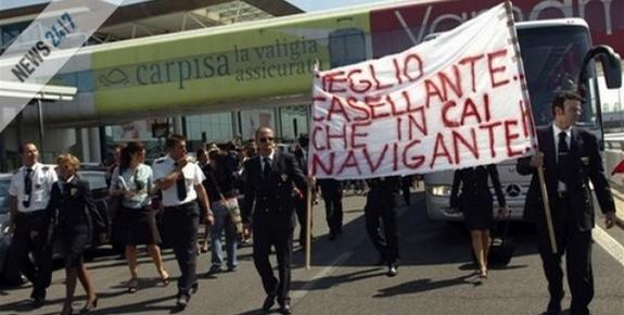 Νέες απεργίες στην “Αλιτάλια”
