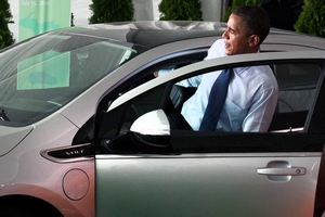 Ο Ομπάμα δοκίμασε το Chevrolet Volt