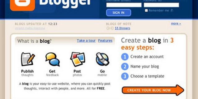 Κατέρρευσε η υπηρεσία Blogger