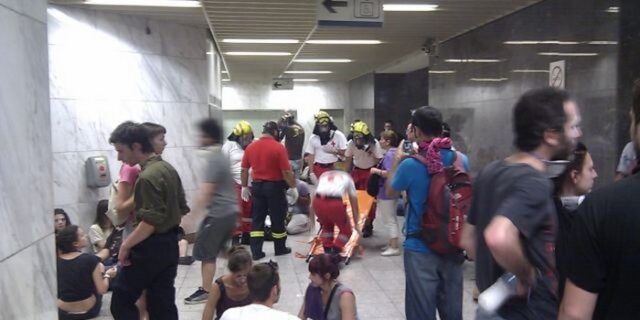 Σκηνές τρόμου στο Μετρό