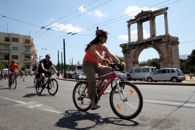 Βγήκαν τα ποδήλατα στους δρόμους