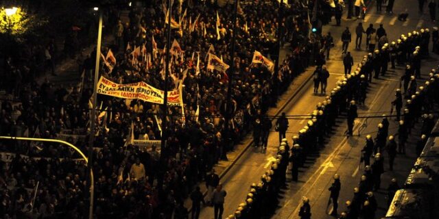 Ειρηνική η πορεία για την εξέγερση του Πολυτεχνείου
