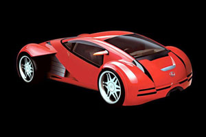 2054 Lexus Sports Car from Minority Report