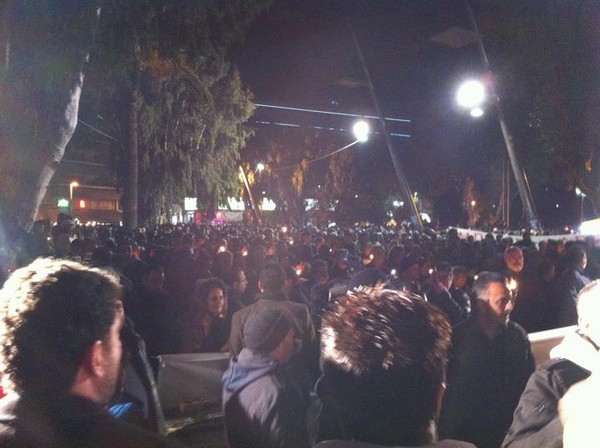Χιλιάδες κατά του μνημονίου στην Κρήτη