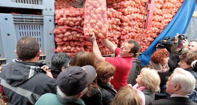 Το κίνημα της πατάτας κάνει στάση στο Γαλάτσι