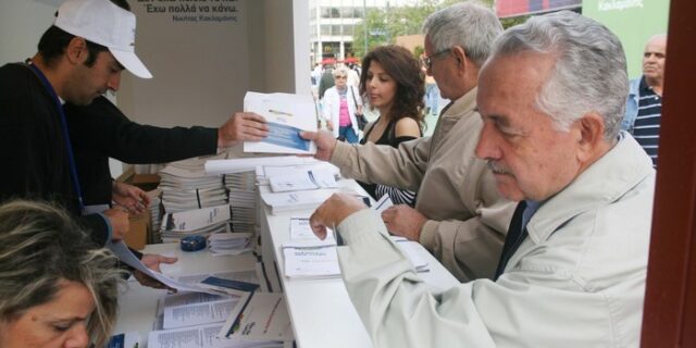 Τα εκλογικά περίπτερα των κομμάτων