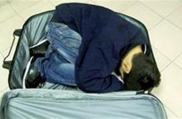Παράνομος μετανάστης σε… βαλίτσα