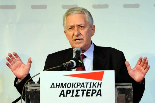 Φώτης Κουβέλης: “Δεν συνεργάζομαι με τα κόμματα του μνημονίου”