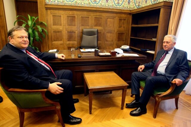 Βενιζέλος: Συμπίπτουν οι απόψεις μου με τον Φ. Κουβέλη