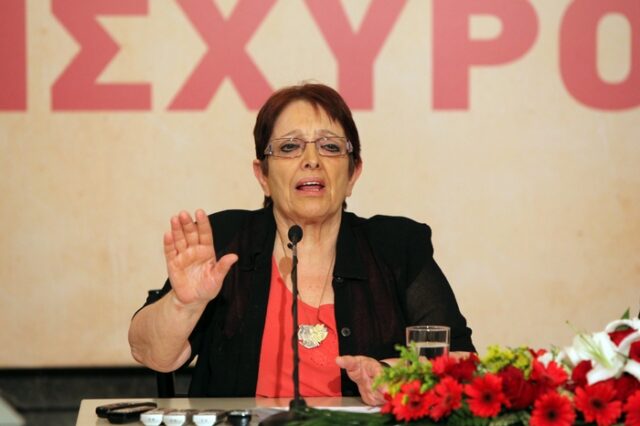 Παπαρήγα: Το Μνημόνιο μπορεί να καταργηθεί μόνο με απόφαση της Βουλής