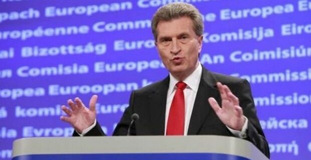 Έτινγκερ: Δημοψήφισμα για το ευρώ οι εκλογές της 17ης Ιουνίου