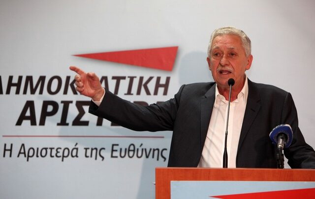 Κουβέλης: Όχι σε τρίτες εκλογές