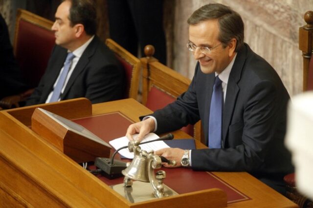 Σαμαράς: Πρόταση για κυβέρνηση ΝΔ – ΠΑΣΟΚ – ΔΗΜΑΡ με ανοχή ΣΥΡΙΖΑ