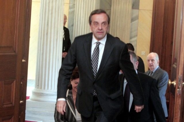 Σαμαράς: “Πέσαμε πάνω σε δυνάμεις αλαζονείας”
