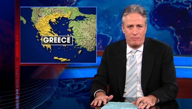 Το καυστικό χιούμορ του Jon Stewart για τη Χρυσή Αυγή