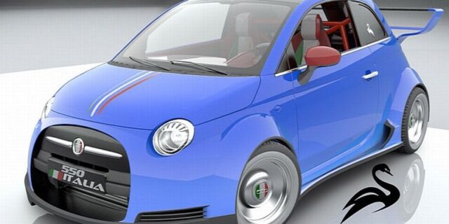 Lazzarini Design. Ονειρεύεται το Fiat 550 Italia με κινητήρα Ferrari