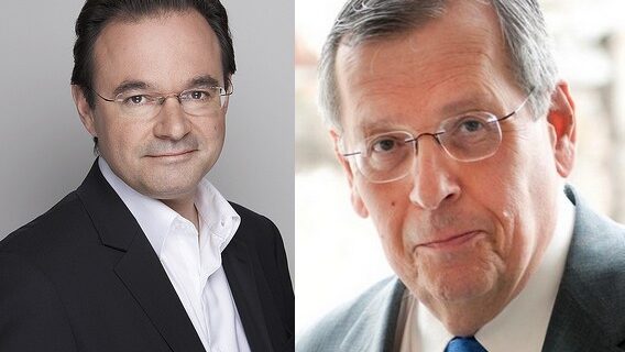 Ο Γιώργος Παπακωνσταντίνου και ο Στέφανος Μάνος στο NEWS 247