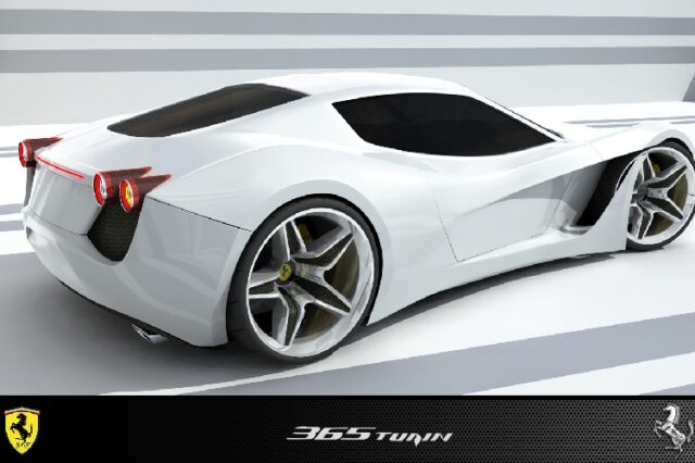 Ferrari 365 Turin Design Study. Βγαλμένη από τον υπολογιστή