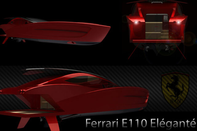 Ferrari E110 Elegante. Ταχύπλοο εμπνευσμένο από την 458 Italia