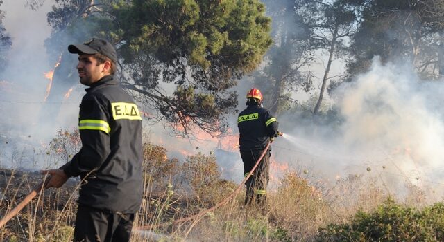 Σε ύφεση τα πύρινα μέτωπα σε Ρέθυμνο και Αρκαδία