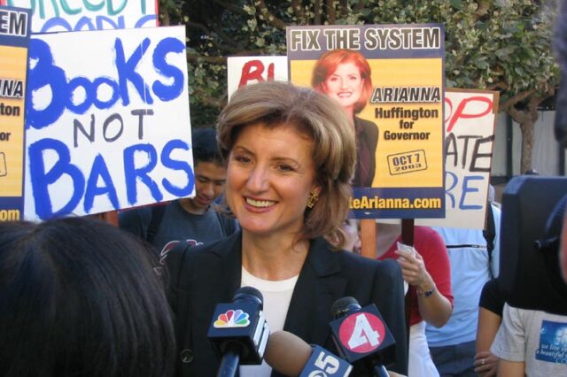 Arianna Huffington: Συνέντευξη στη La Repubblica λίγο πριν την έναρξη της Ιταλικής έκδοσης