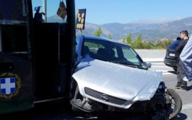 Τροχαίο με λεωφορείο του ΚΤΕΛ Ημαθίας
