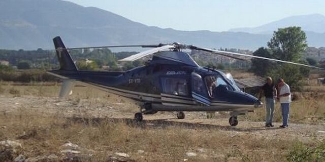“Μυστηριώδης” προσγείωση ελικοπτέρου σε χωράφι στα Γιάννενα