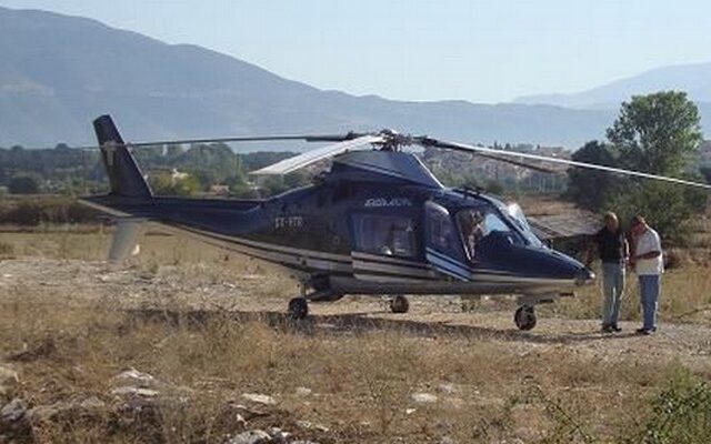 “Μυστηριώδης” προσγείωση ελικοπτέρου σε χωράφι στα Γιάννενα