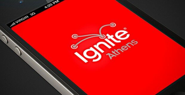 Το Ignite Athens στο iPhone από την TopCreations Mobile Media Partner