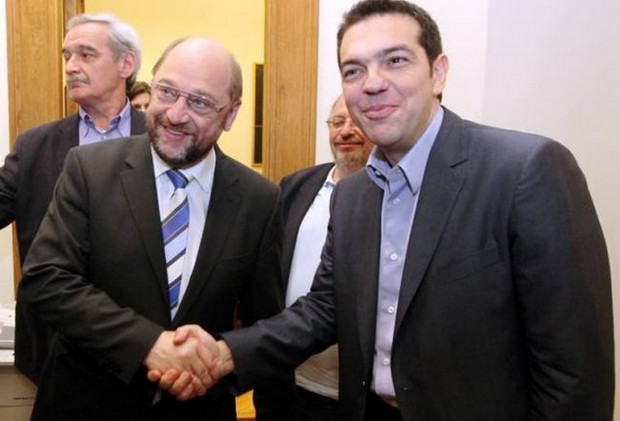 Τσίπρας: “Είναι ο Σουλτς υποψήφιος των Σοσιαλδημοκρατών ή της Μέρκελ;”