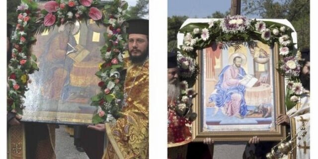 Λιτανεία με φωτοτυπία εικόνας