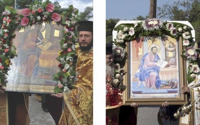 Λιτανεία με φωτοτυπία εικόνας