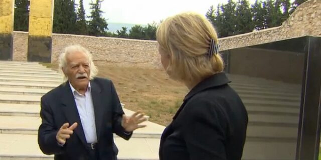 Ο Μανώλης Γλέζος στο δελτίο ειδήσεων του CNN