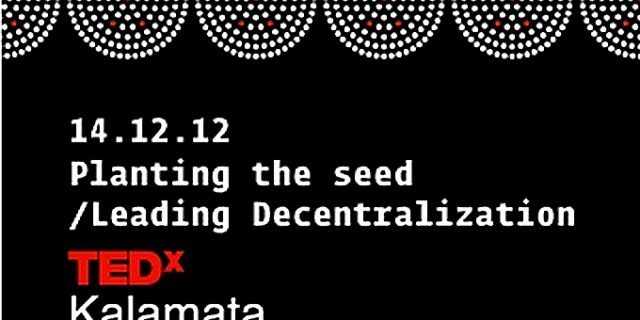 Δείτε σε Live Stream το TEDxKalamata!