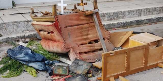 Έκαψαν σταυρούς και εικόνες στην Κάτω Αχαΐα