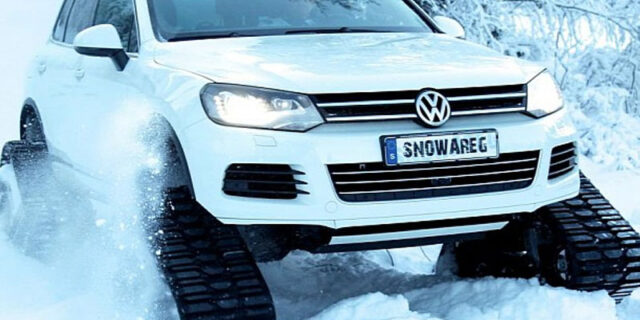 VW Snowareg. Έτοιμο να βγάλει από δύσκολες καταστάσεις τον Άγιο Βασίλη