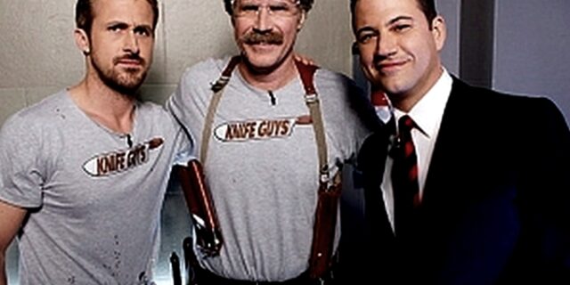 Ryan Gosling alert: σε τηλεμάρκετινγκ μαχαιριών στον Jimmy Kimmel!