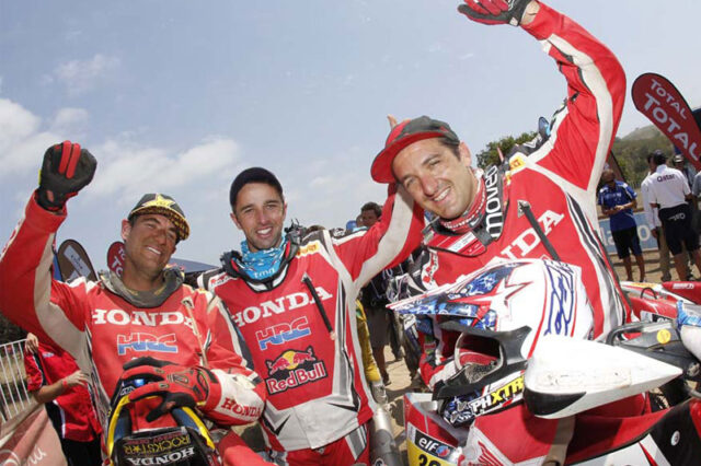 Τερμάτισαν και οι 3 αναβάτες της Team HRC στο Dakar Rally 2013