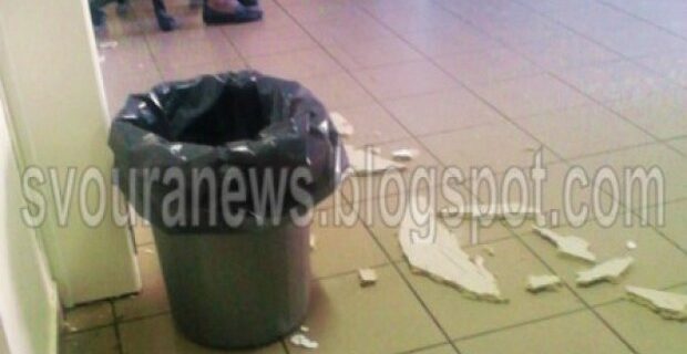 Κατέρρευσε το ταβάνι σε δημόσιο νοσοκομείο