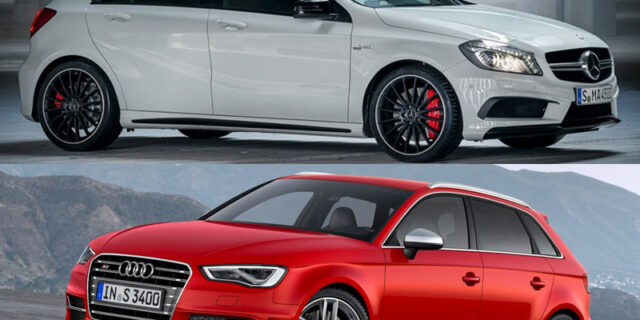 Καυτές εκδόσεις. Mercedes-Benz A45 AMG VS Audi S3 Sportback