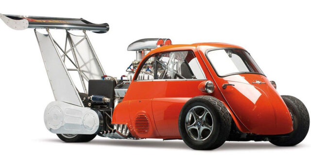 Ένα BMW Isetta του 1959 μετατράπηκε σε dragster