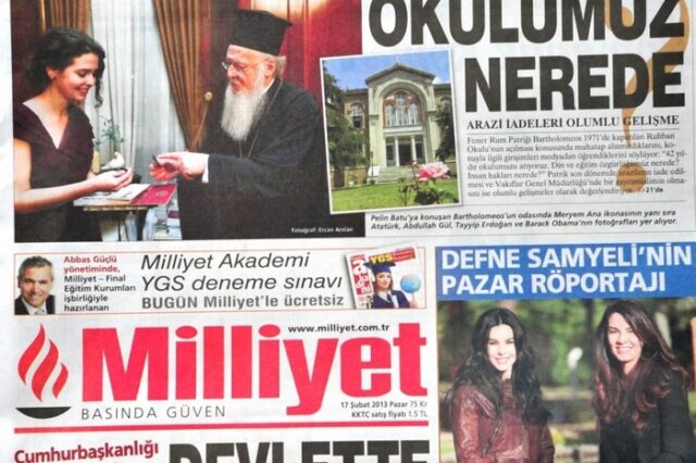 Πατριάρχης Βαρθολομαίος: Οι Έλληνες θέλουν να εγκατασταθούν στην Τουρκία λόγω κρίσης