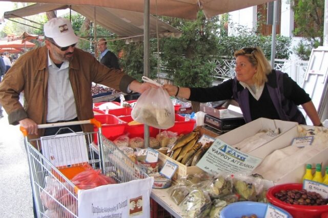 Παζάρι τροφίμων χωρίς μεσάζοντες στο Νέο Ψυχικό