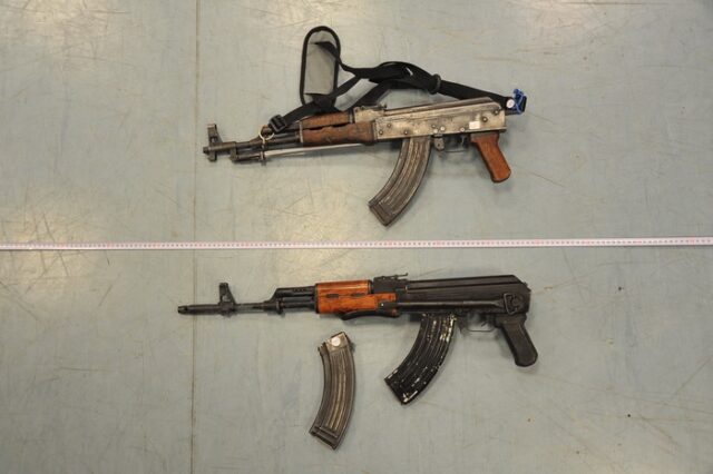 Αυτά είναι τα όπλα των 4 συλληφθέντων στην Κοζάνη