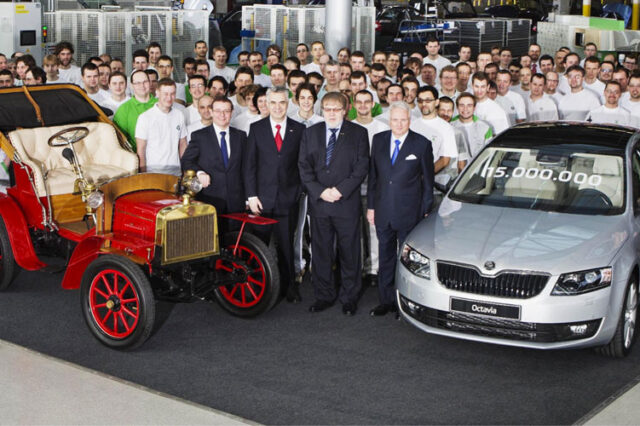 ŠKODA. Η παραγωγή της ξεπέρασε τα 15 εκατομμύρια αυτοκίνητα