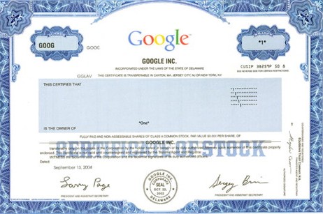 Στα ύψη η μετοχή της google